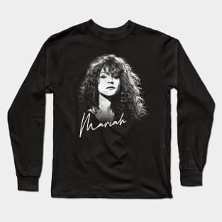 Mariah / 90s Vintage Aesthetic Design Long Sleeve T-Shirt